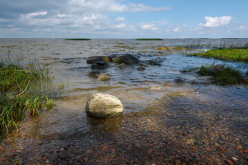 Rocky Shoreline of the Baltic Sea - Gulf of Finland Landscape
