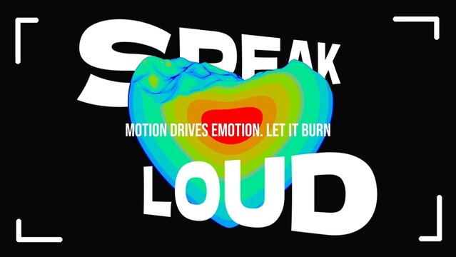 Heatmap Motion Typographic Scene 06