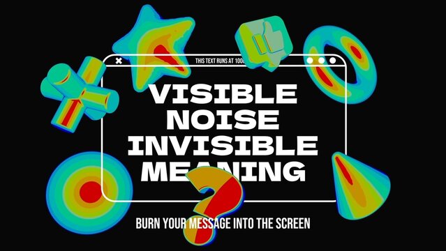 Heatmap Motion Typographic Scene 05
