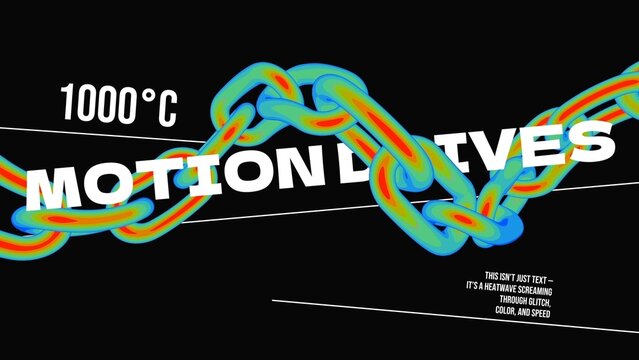 Heatmap Motion Typographic Scene 08