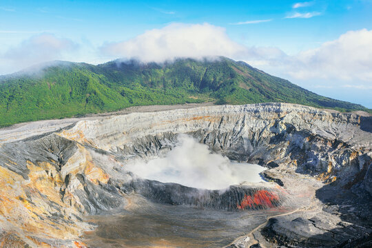 Poas volcano, Poas National Park, Costa Rica, Central America