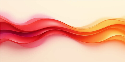 Abstract colorful red wave background with flowing lines and artistic design elements