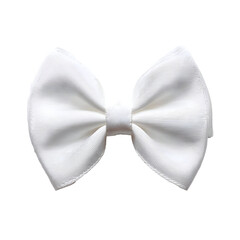Elegant White Satin Ribbon Bow Perfect for Weddings, Crafts, and More