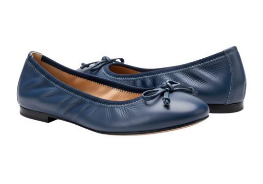 Ballet flat isolated on transparent background a classic and elegant shoe designed for comfort and style, perfect for everyday wear and special occasions