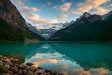 Stunning Twin Lakes of Banff: A Photographic Journey of Moraine and Louise © rian