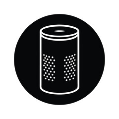 smart speaker icon clean vector