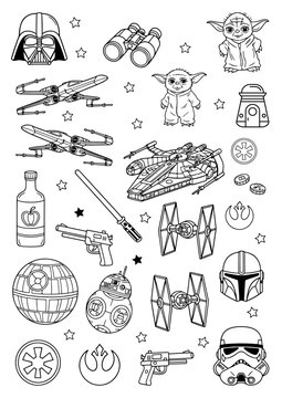 star wars sticker set