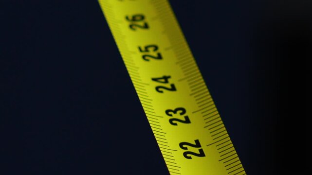 A tape measure for precise length measurements in construction and repair work.
Construction equipment and precise measurements.
Length in centimeters for precise construction design.