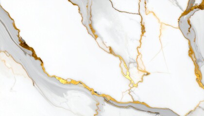 Abstract background featuring swirling patterns of white and gray with shimmering gold accents, creating a luxurious and fluid texture.