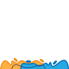 Obraz premium Playful Footer