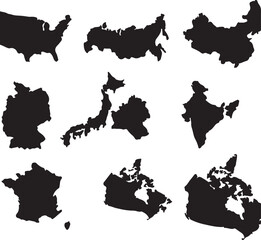 Detailed map illustration with geographic elements