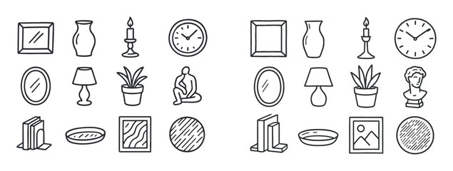 Hand-Drawn Decor Icons