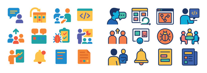 Fototapeta premium Gametester Icon Grid