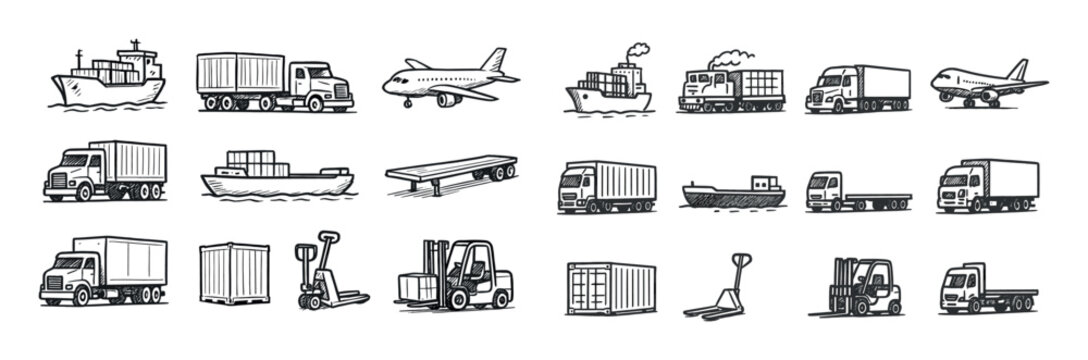 Freight Rain Icon