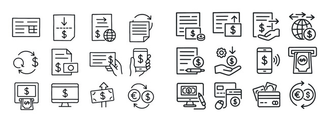 Banking Icons Grid