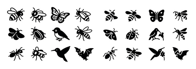 Isometric Wildlife Icons