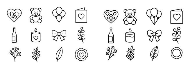 Floral Gift Icons