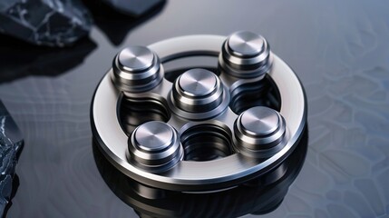 Fidget Spinner: Fun, Stress-Relief Toy for Kids & Adults. Smooth Spinning, Durable Materials – Metal, Plastic, Acrylic. Perfect for Focus, Anxiety Relief & Casual Play. Portable, Lightweight for On-th