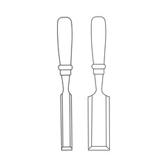 wood chisels icon