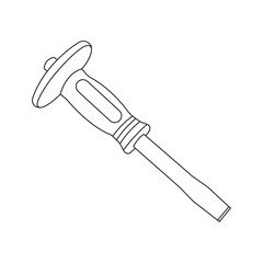 concrete chisel icon