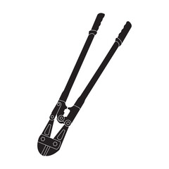 Wire and iron cutters icon