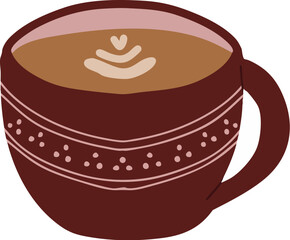 Hot Chocolate in Christmas Mug