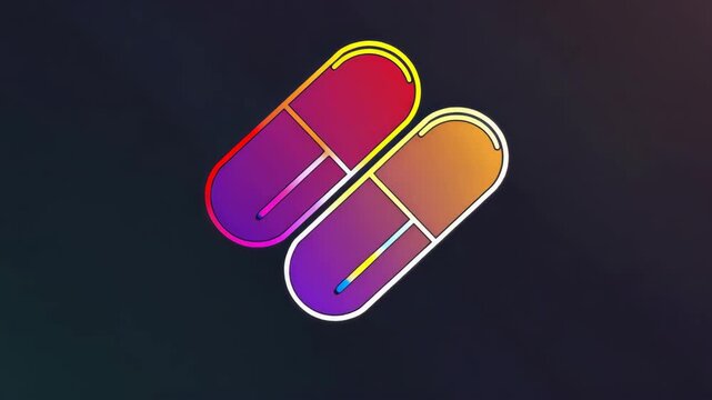 Modern, vibrant logo with abstract geometric shapes in red, yellow, and pink.