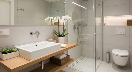 Modern Minimalist Bathroom Interior Design