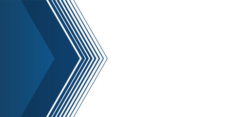 Blue angle arrow overlap vector background on white space for text and message artwork design, vector ilustration.