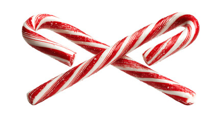 Fototapeta premium candy cane isolated on white background