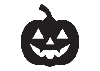 halloween pumpkin with face logo silhouette vector, pumpkin face vector silhouette illustration, jack-o-lantern with pumpkin logo silhouette, pumpkin with funny face logo silhouettes vector