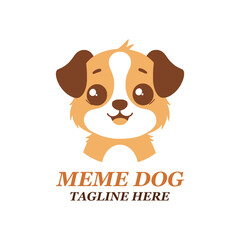 Dog logo design inspiration vector template
