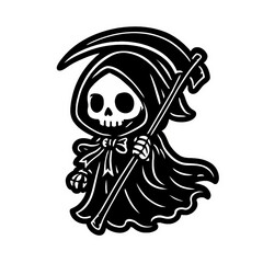 haunted-mirror-with-ghostly (3000 x 3000 px) - little-grim-reaper