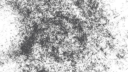 Grunge texture, Black scratched background. Black grunge texture with cracks and dirt on transparent background. 