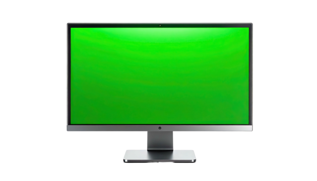Green Screen Monitor Display Technology.