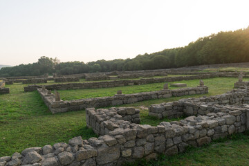Aquis Querquennis archaeological site in Ourense, Galicia, Spain