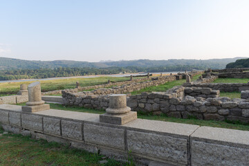 Aquis Querquennis archaeological site in Ourense, Galicia, Spain