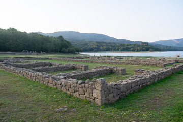 Aquis Querquennis archaeological site in Ourense, Galicia, Spain