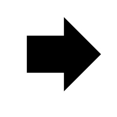 black arrow icon
