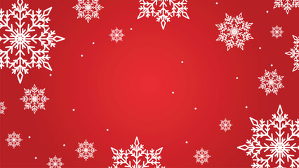 Festive christmas snowflake vector background.