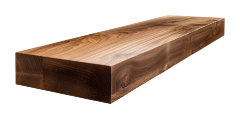 Showcasing solid wood plank workshop product PNG, isolated on transparent background