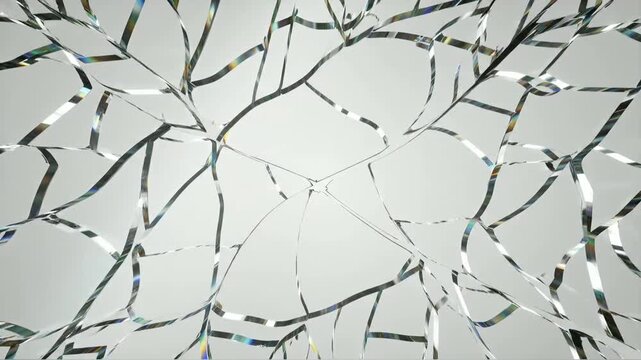 shattered glass cracks abstract background