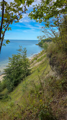 Wanderweg mit Aussicht am Hochufer Nordperd Göhren Rügen