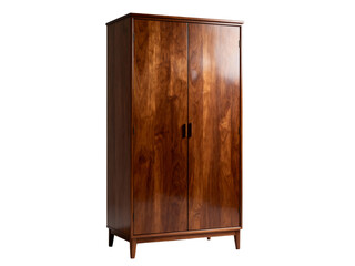 Stunning wooden wardrobe provides elegant storage solutions for your modern home interior design
