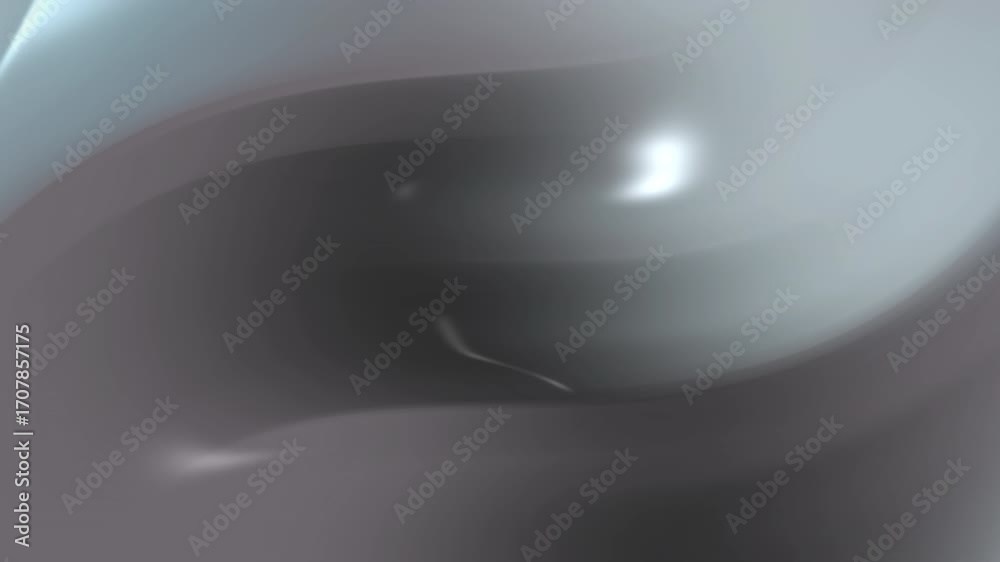 Wall mural silver gray and soft blue gradient background video with subtle wave motion. this seamless loop feat