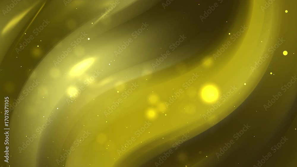 Wall mural golden yellow gradient background featuring a soft, subtle glow. this dynamic animation smoothly flo