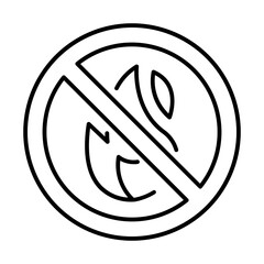 no fire