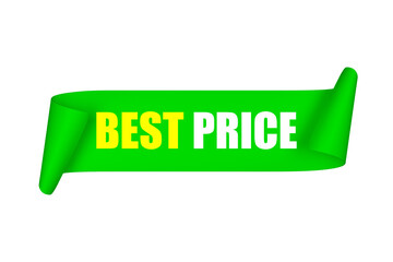 Best price banner design - illustration.