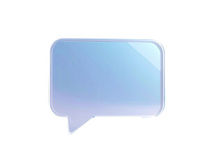 Naklejka premium Futuristic Transparent Dialog Box