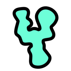 Aqua Letter  Graphic